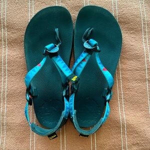 LUNA Sandals Women's Teal Blue Strap Sandals